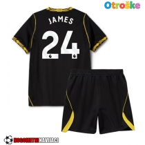 Otroške Nogometnih dresov Chelsea Reece James #24 Gostujoči 2026-27 Kratki rokavi (+ hlače)